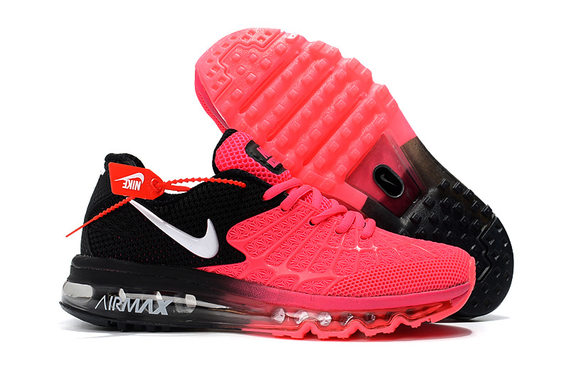 Women Nike Air Max Emergent Pink Black White Shoes - Click Image to Close
